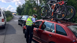 Policisté kontrolovali, jestli řidiči nejezdí pod vlivem alkoholu
