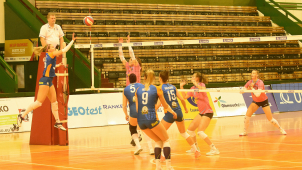 Volejbalistky VK UP Olomouc prohrály v Ostravě