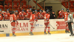 Hokejisté HC Olomouc vyhráli nad Vervou