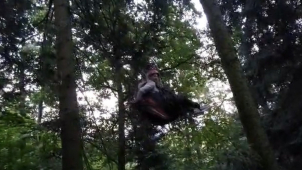 Mladá paraglidistka nezvládla manévr a skončila v korunách stromů