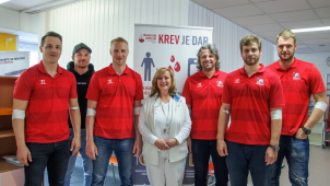 Hokejisté HC Olomouc darovali krev