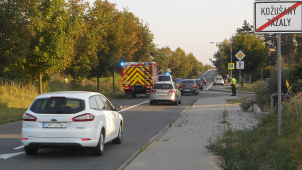 Motocyklista měl kolizi s autem