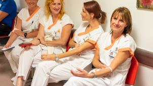 Zaměstnanci rehabilitačního oddělení společně darovali krev