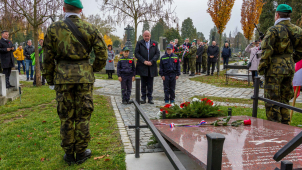 Hejtman Okleštěk se setkal s válečnými veterány