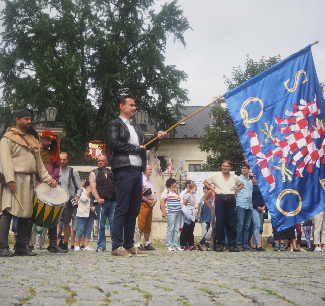 Průvod Olomoucí připomněl 715 let od vraždy Václava III.