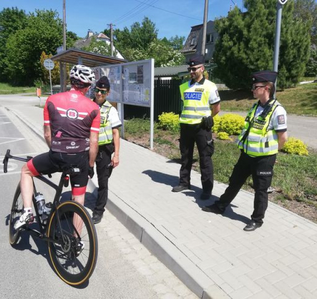 Policisté se zaměřují na cyklisty