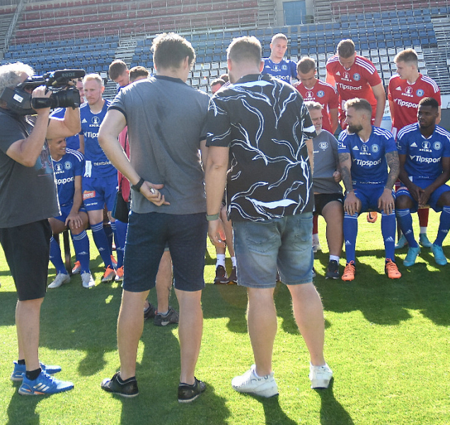 Fotbalisté SK Sigma se fotili před sezonou