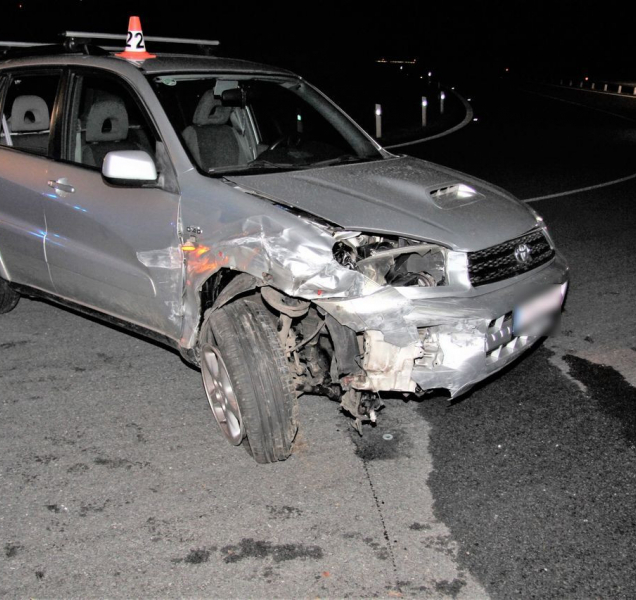 Nezvládl zatáčku pod Červenohorským sedlem