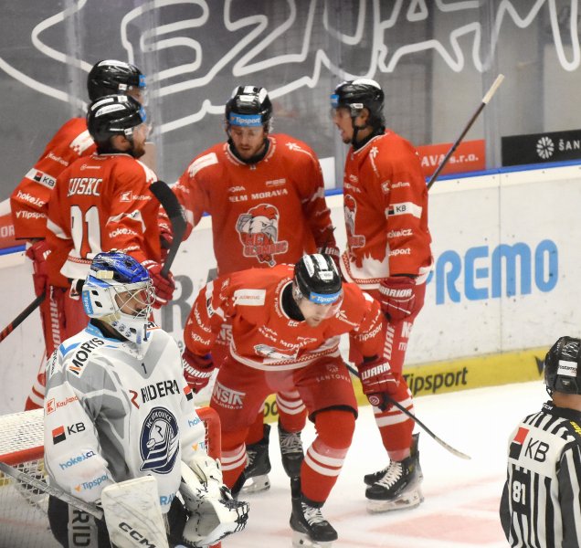Hokejisté HC Olomouc zdolali Vítkovice
