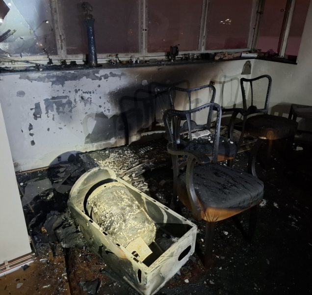 Exploze plynového přímotopu poškodila byt v Olomouci