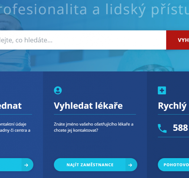 Rychlejší a chytřejší web pro Fakultní nemocnici Olomouc