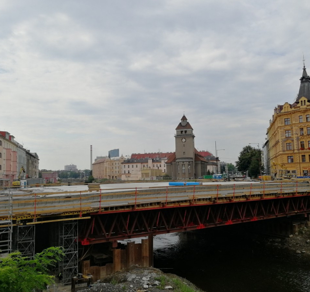 Most na Komenského se odhalí okolo 20. srpna