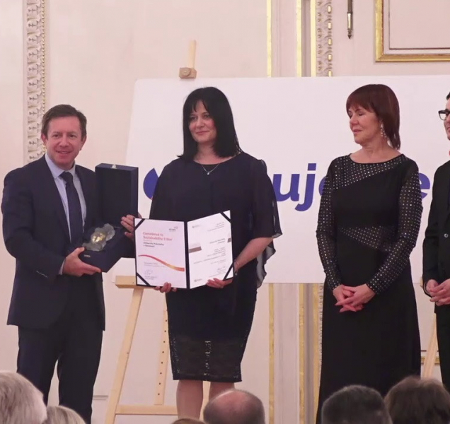 Univerzita Palackého získala cenu za společenskou zodpovědnost