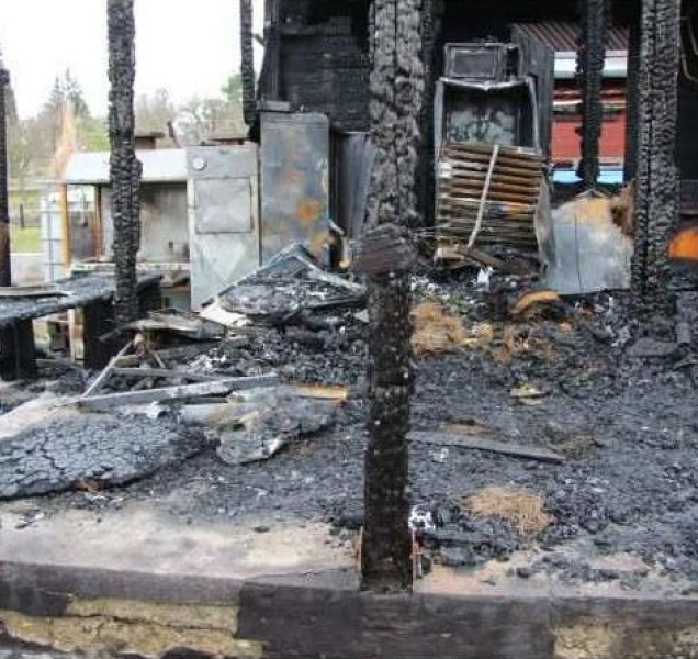 V chatové oblasti Olomouce shořela chata