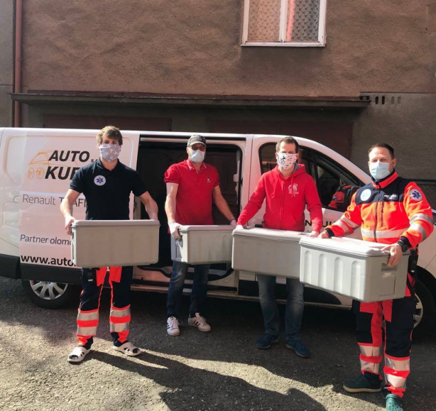 Hokejisté HC Olomouc pomáhají složkám IZS