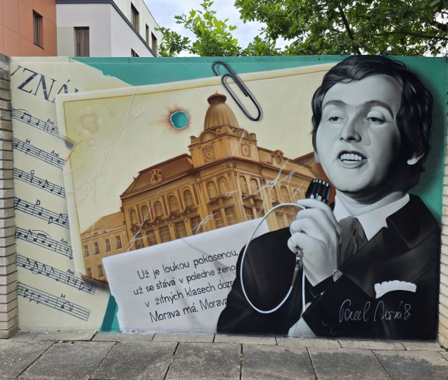 Osobnosti Přerova připomenou streetartové portréty