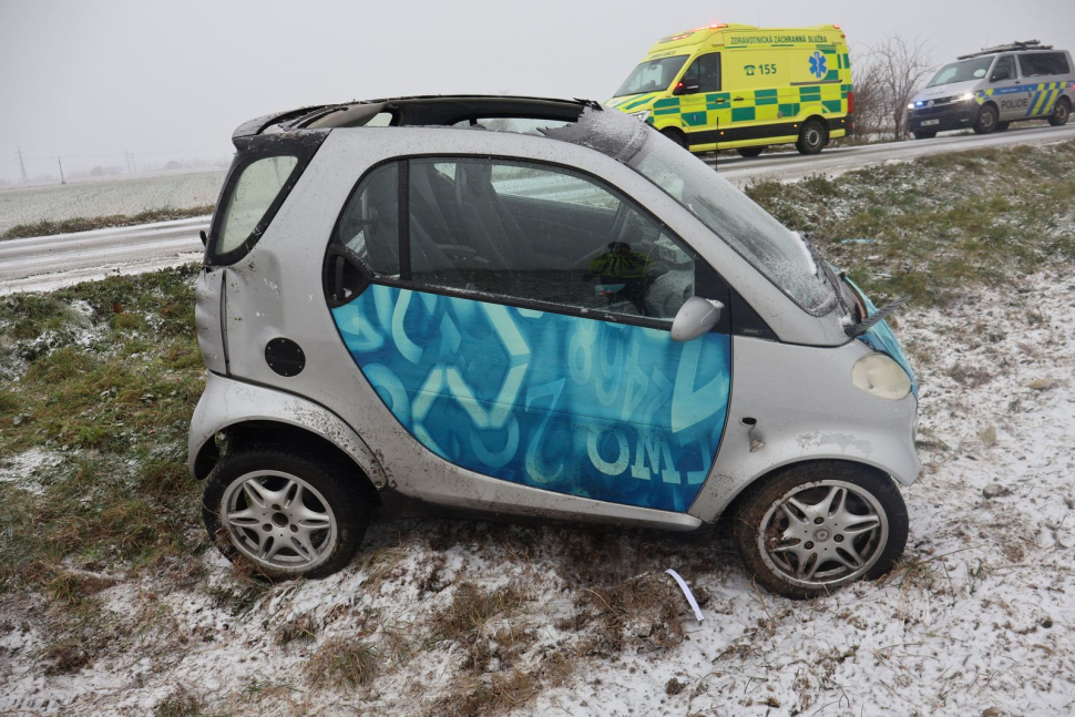 Dvě zraněné řidičky a tragédie na Šumpersku